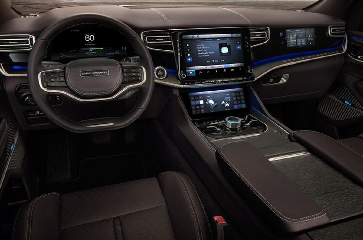 2020 Jeep Grand Wagoneer concept - dashboard 2020 Jeep Grand Wagoneer concept - dashboard