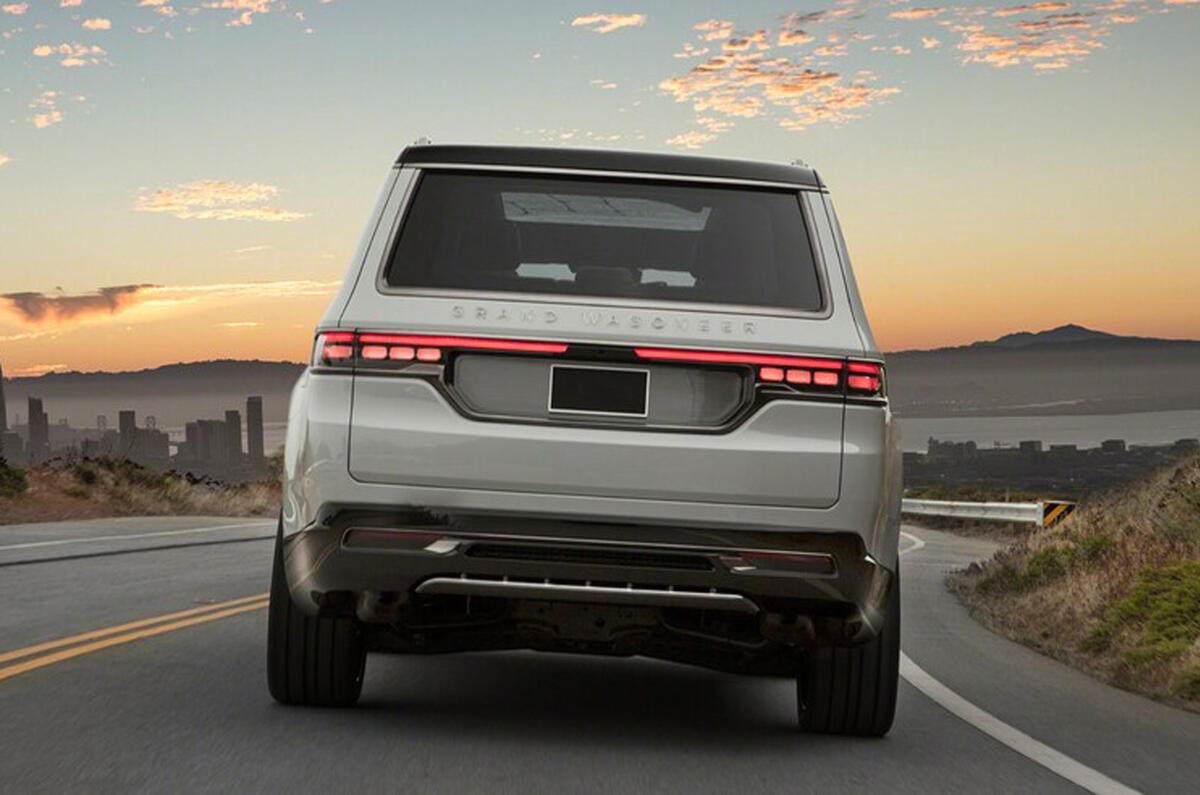 2020 Jeep Grand Wagoneer concept - rear 2020 Jeep Grand Wagoneer concept - rear