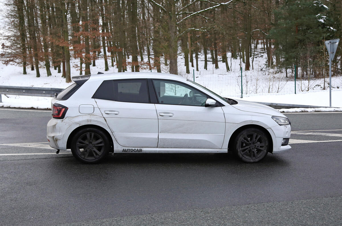 2022 Skoda Fabia prototype324 2022 Skoda Fabia prototype324