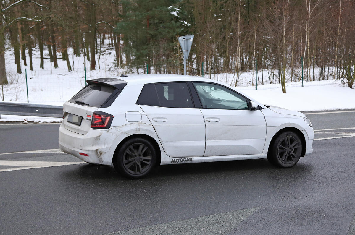 2022 Skoda Fabia prototype325 2022 Skoda Fabia prototype325
