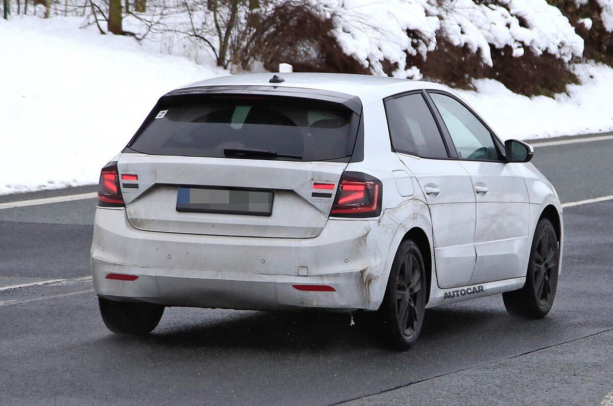 2022 Skoda Fabia prototype332 2022 Skoda Fabia prototype332