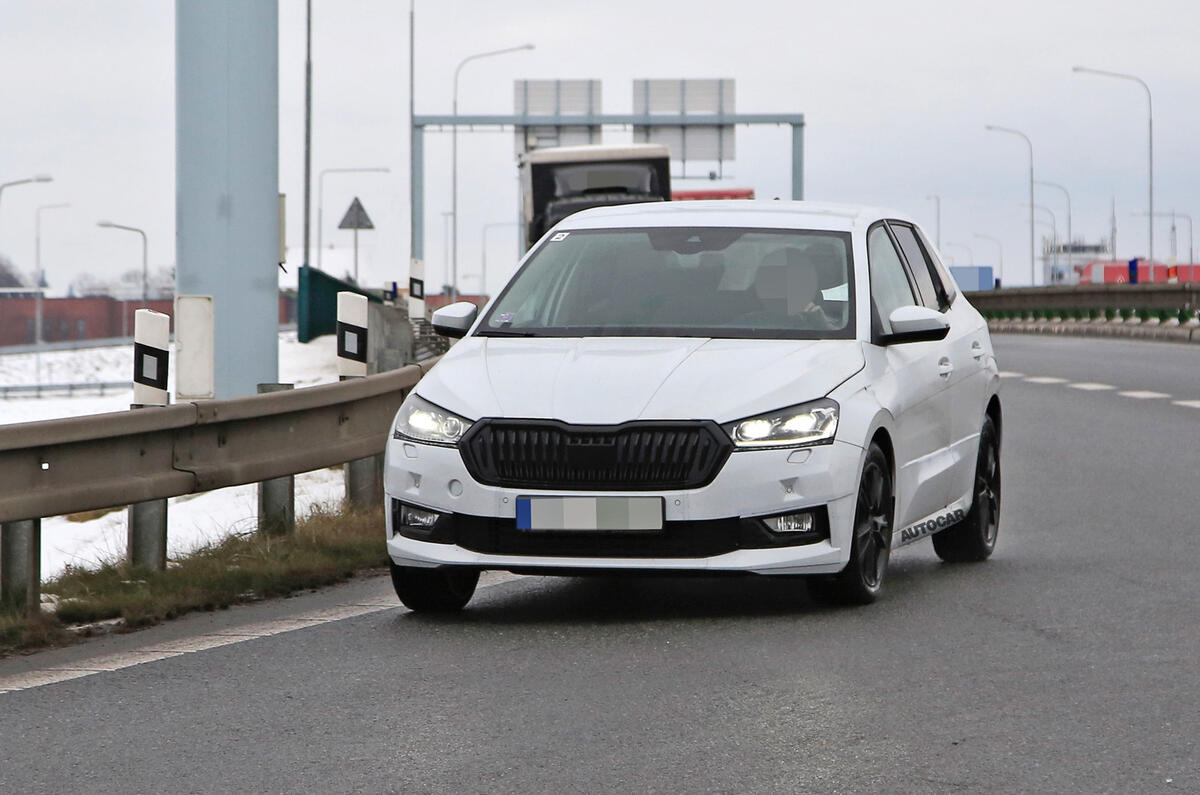 2022 Skoda Fabia prototype339 2022 Skoda Fabia prototype339