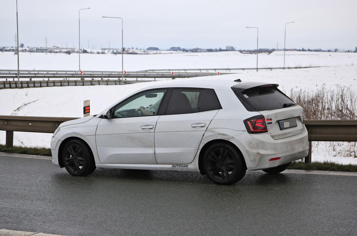 2022 Skoda Fabia prototype346 2022 Skoda Fabia prototype346