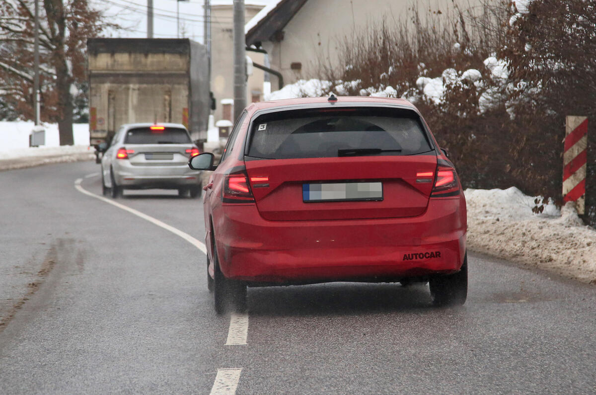 2022 Skoda Fabia prototype496 2022 Skoda Fabia prototype496