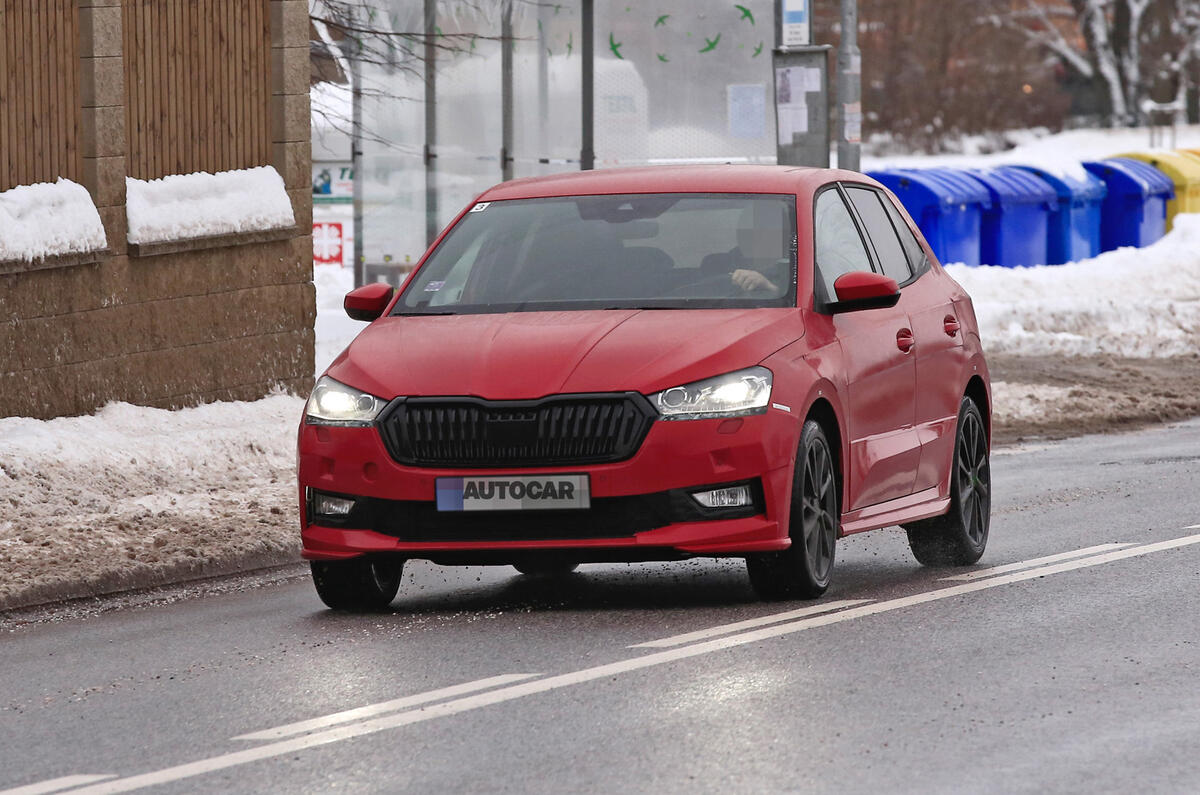2022 Skoda Fabia prototype506