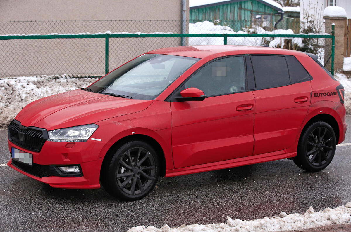 2022 Skoda Fabia prototype514 2022 Skoda Fabia prototype514