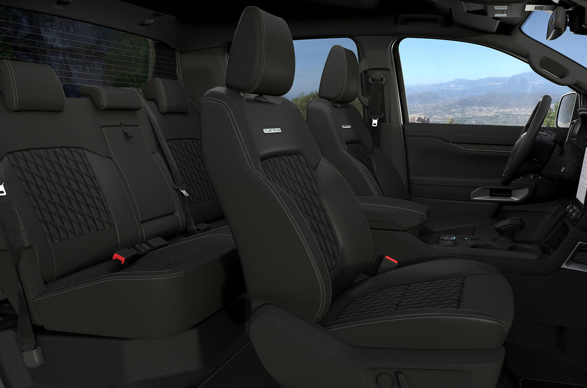 2022 FORD RANGER PLATINUM  interior 2022 FORD RANGER PLATINUM  interior