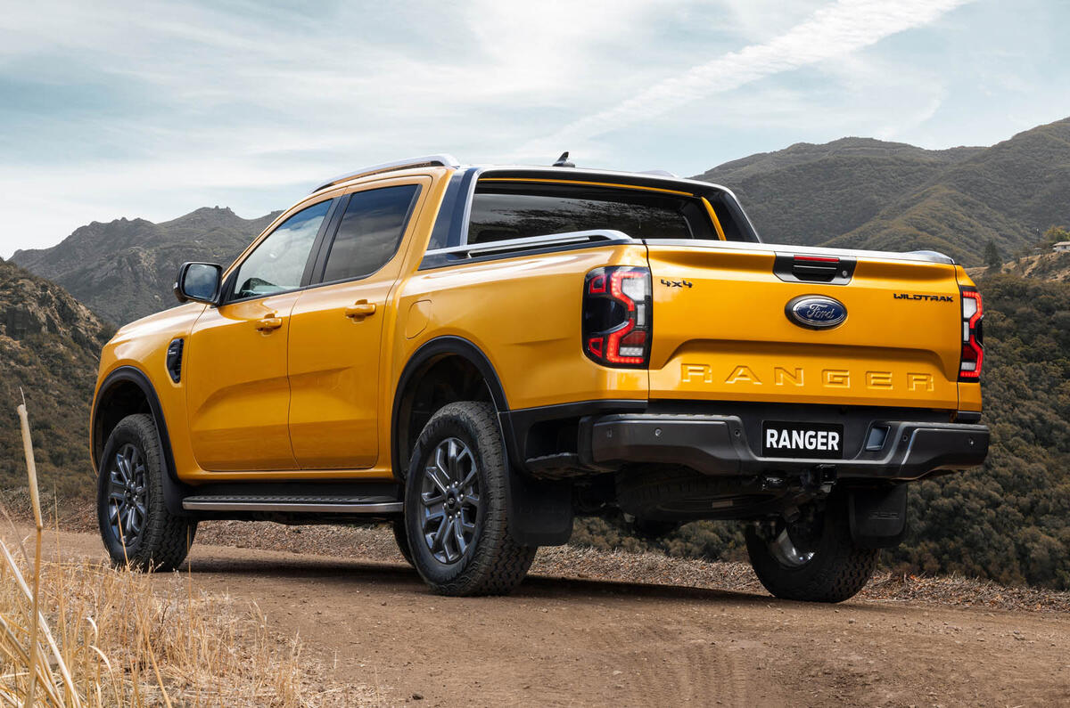 2022Ford NextGenRanger Wildtrak rear3QTR static2 2022Ford NextGenRanger Wildtrak rear3QTR static2