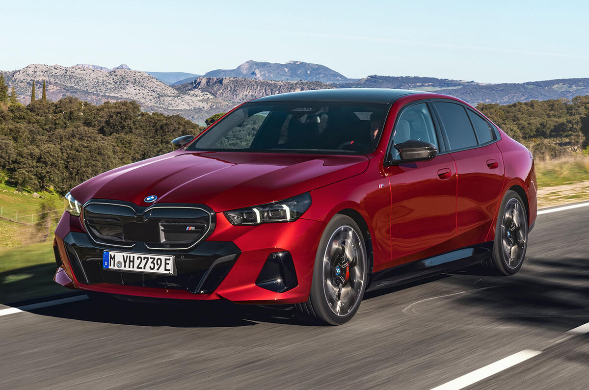 2023 BMW i5 front three quarter