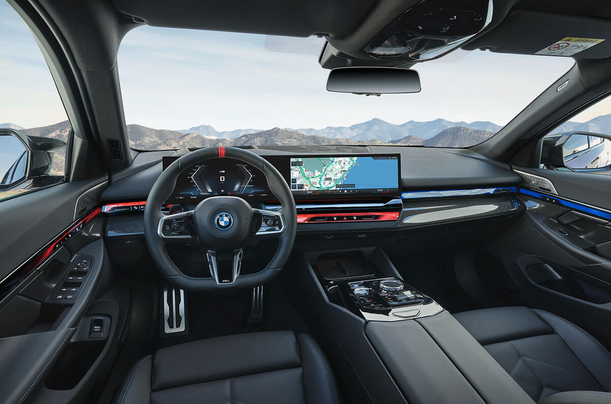2023 BMW i5 interior wide