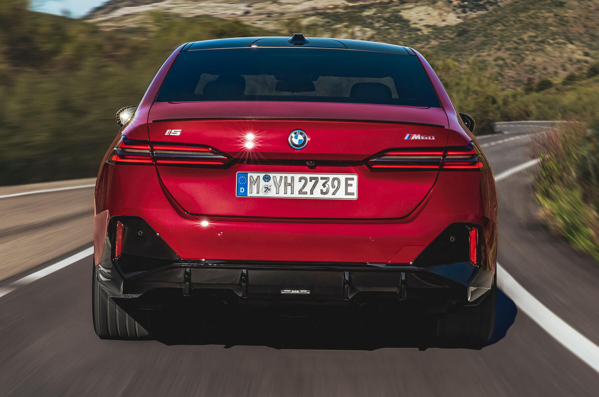 2023 BMW i5 rear