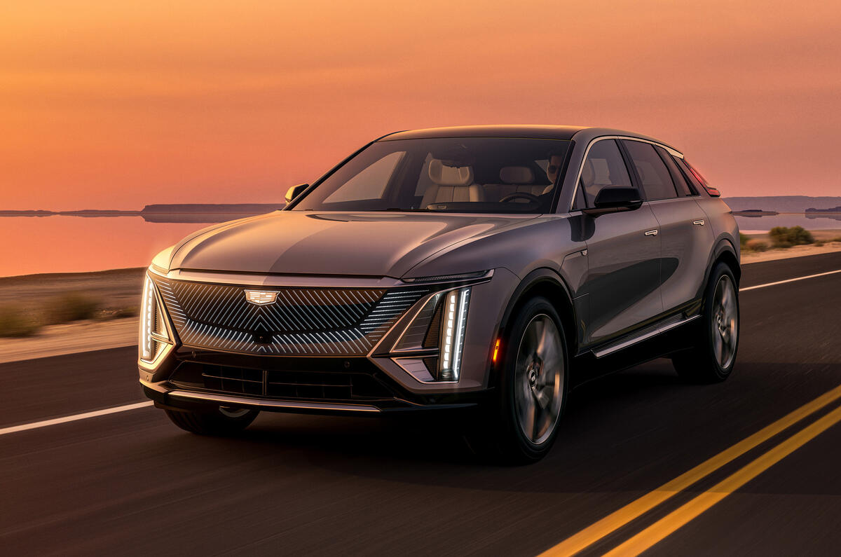 2023 Cadillac LYRIQ front driving