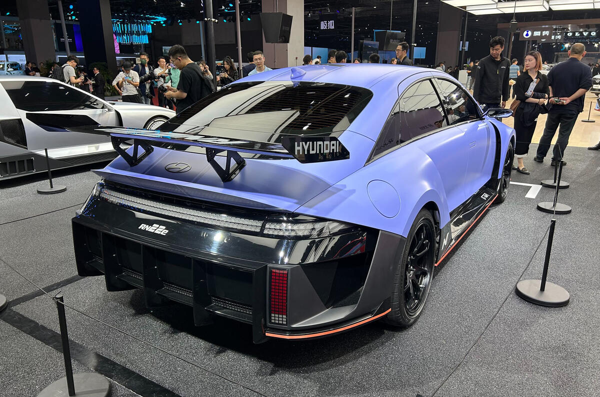 2023 Hyundai Ioniq 6 N concept at Shanghai motor show 6