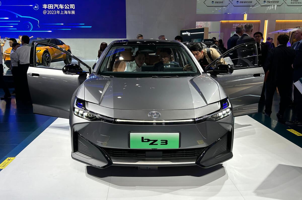 2023 Toyota bZ3 at Shanghai motor show 2 2023 Toyota bZ3 at Shanghai motor show 2