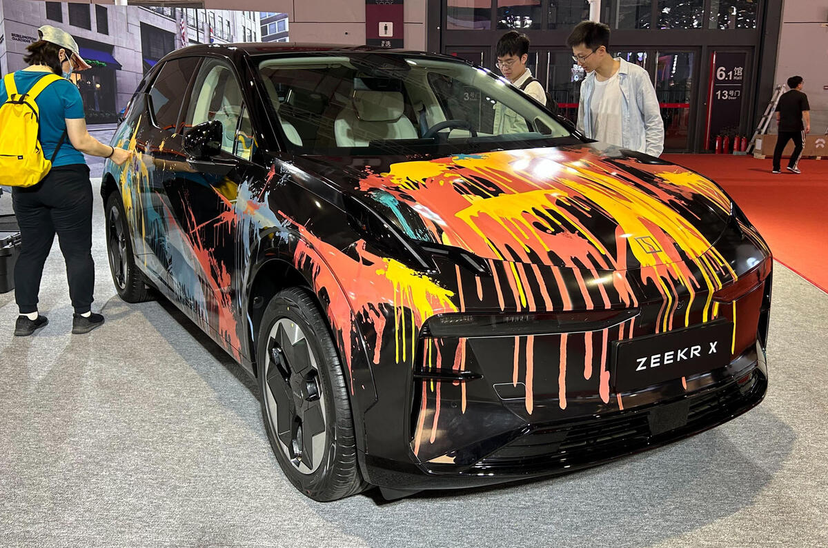 2023 Zeekr X at Shanghai motor show 69 2023 Zeekr X at Shanghai motor show 69