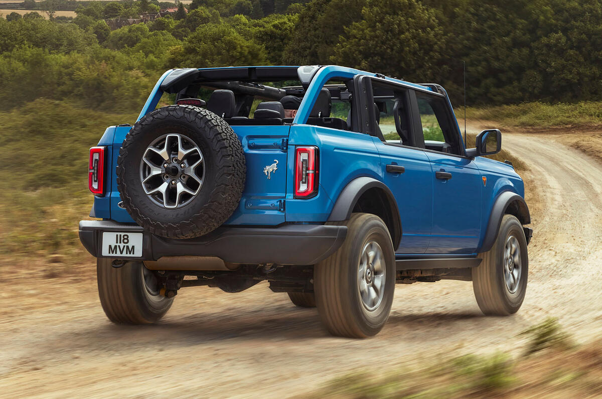 2023 Ford Bronco Badlands rear 2023 Ford Bronco Badlands rear