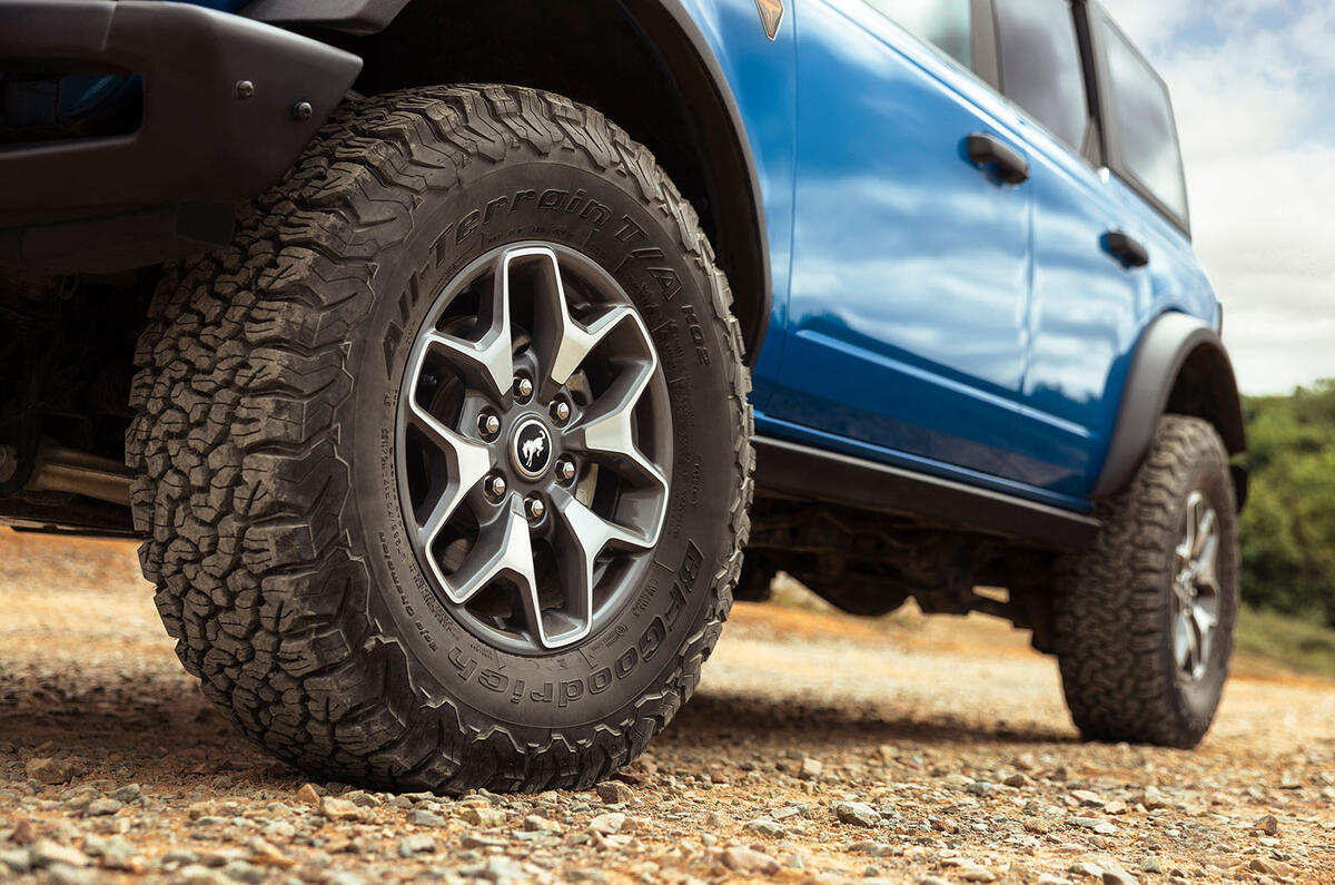 2023 Ford Bronco Badlands wheels 2023 Ford Bronco Badlands wheels