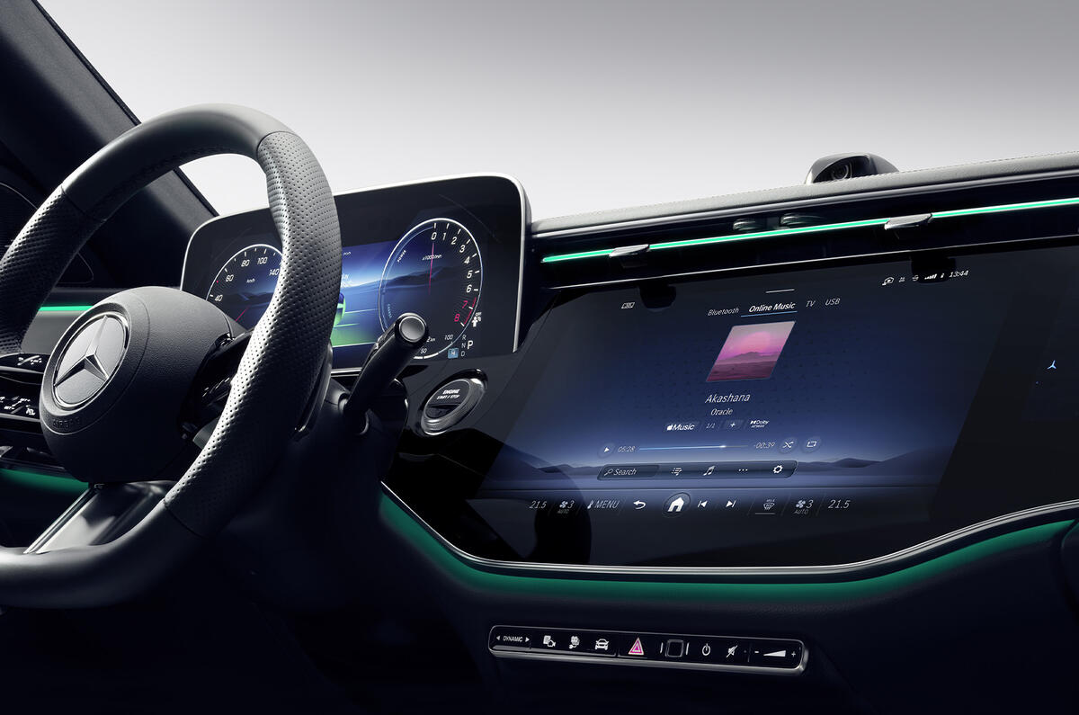 2023 Mercedes MBUX mainscreen 2023 Mercedes MBUX mainscreen
