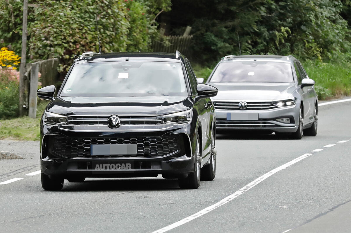 2023 Volkswagen Tiguan testing 2023 Volkswagen Tiguan testing