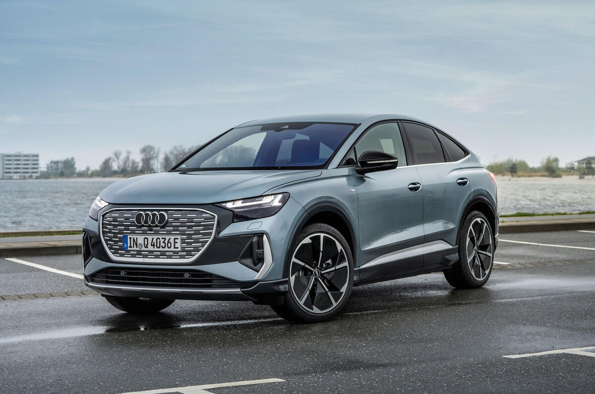 2024 Audi Q4 E Tron Sportback front quarter