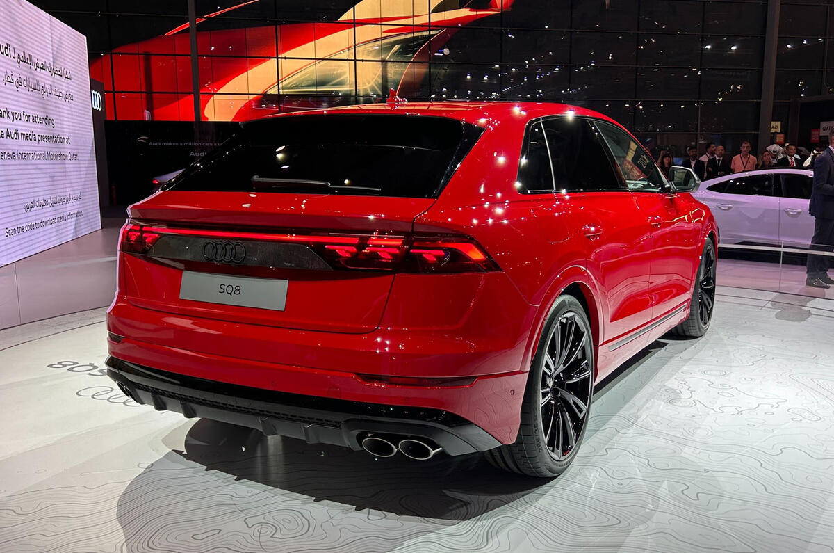 2024 Audi SQ8 Qatar motor show rear 2024 Audi SQ8 Qatar motor show rear