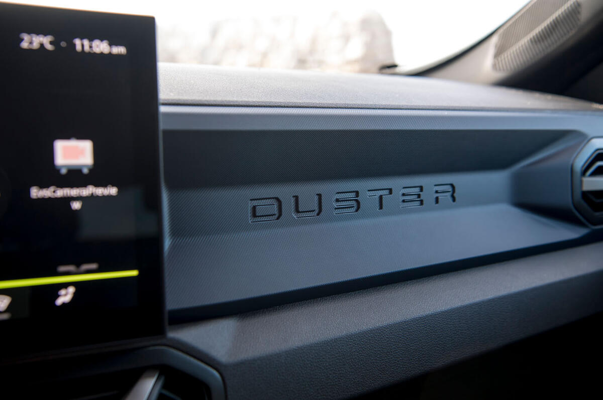 2024 Dacia Duster Journey dashboard trim 2024 Dacia Duster Journey dashboard trim