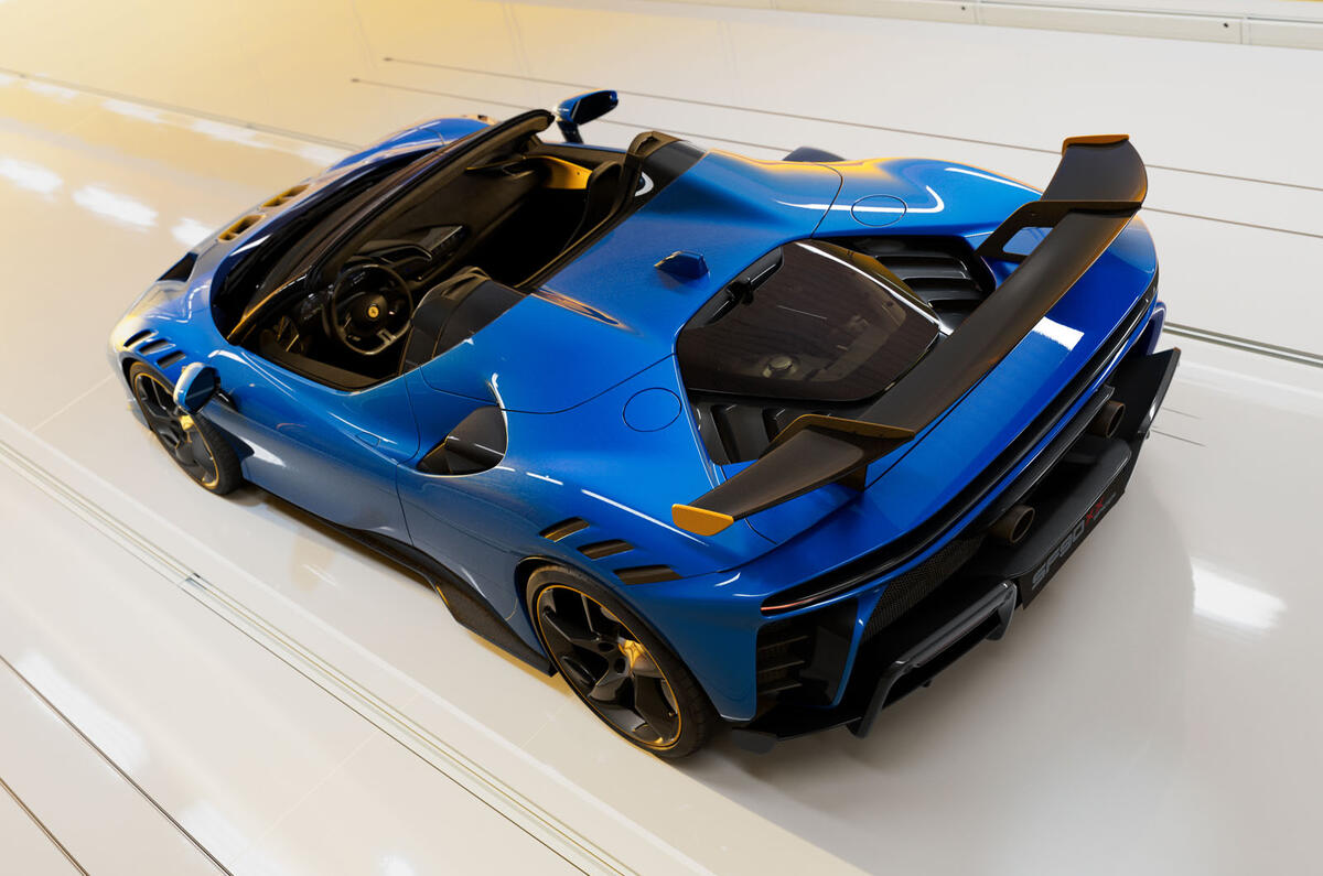 2024 Ferrari SF90 XX Spider rear quarter 2024 Ferrari SF90 XX Spider rear quarter