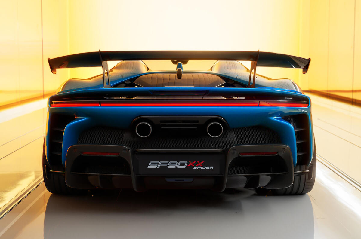 2024 Ferrari SF90 XX Spider rear 2024 Ferrari SF90 XX Spider rear