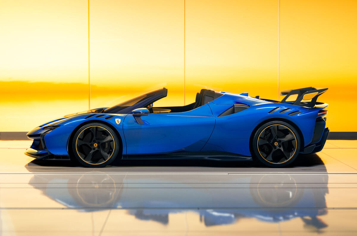 2024 Ferrari SF90 XX Spider side 2024 Ferrari SF90 XX Spider side