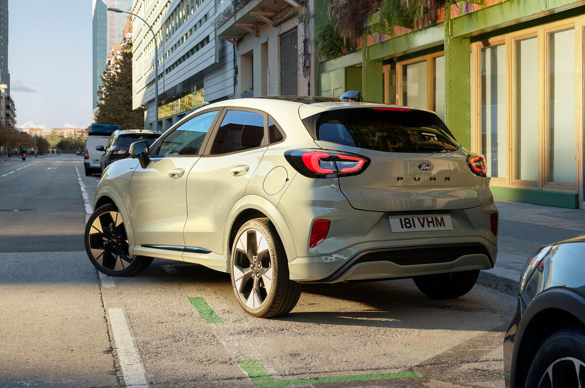 2024 Ford Puma rear parking