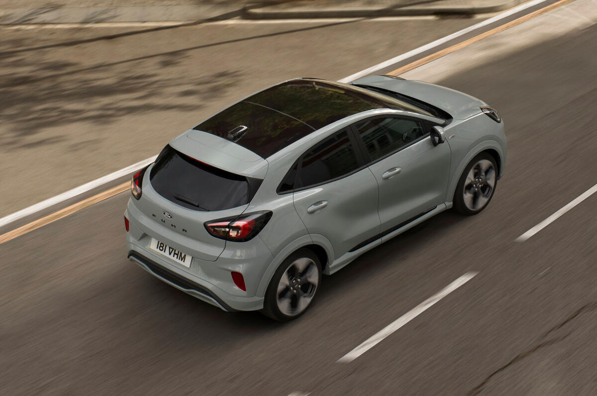 2024 Ford Puma rear quarter high