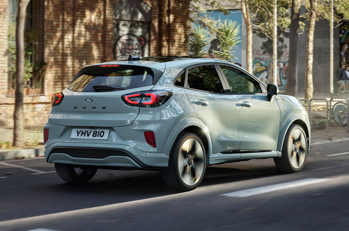 2024 Ford Puma rear quarter