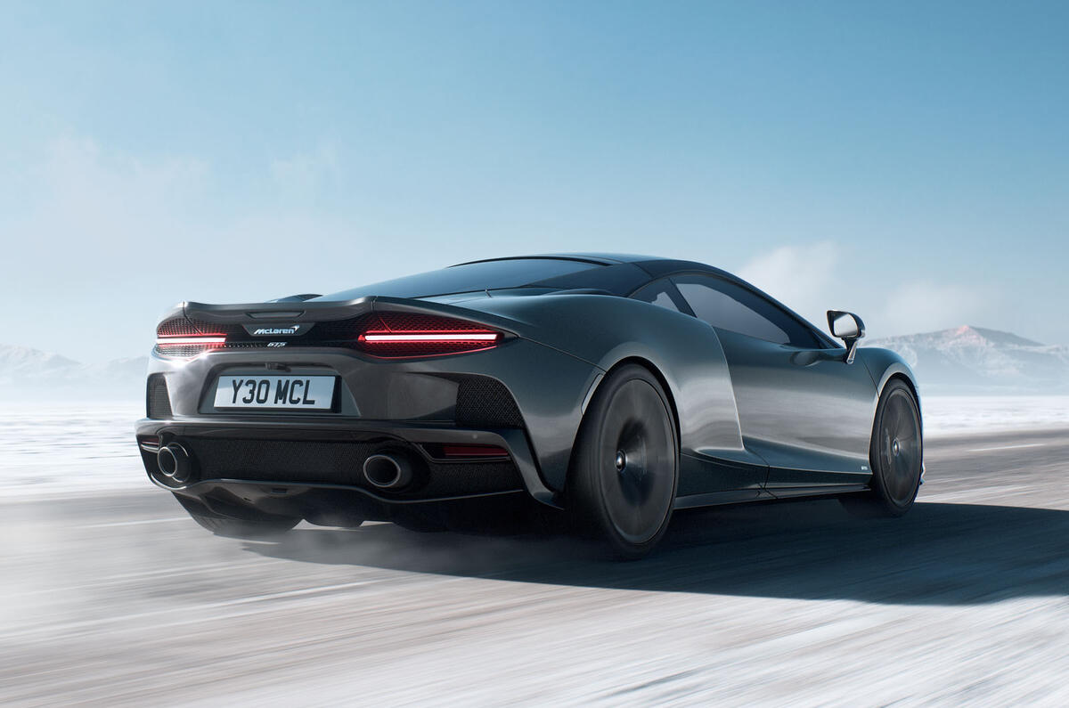 2024 McLaren GTS rear driving