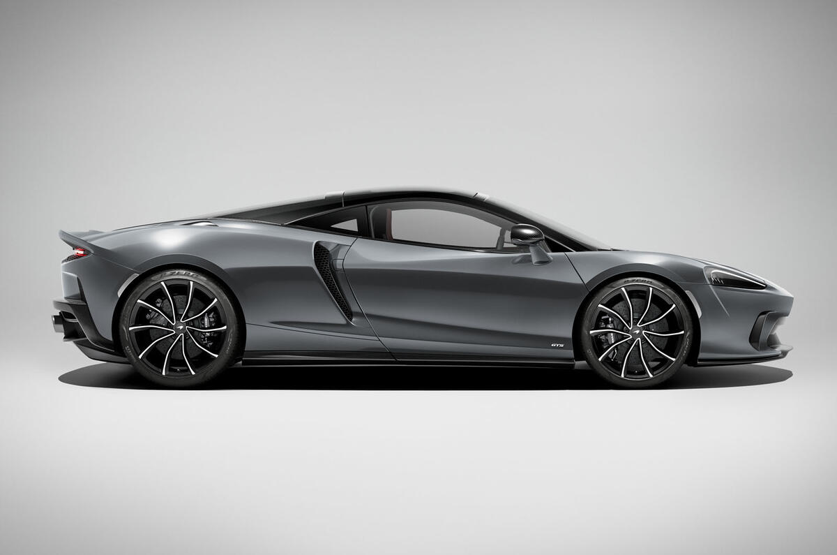 2024 McLaren GTS side 2024 McLaren GTS side