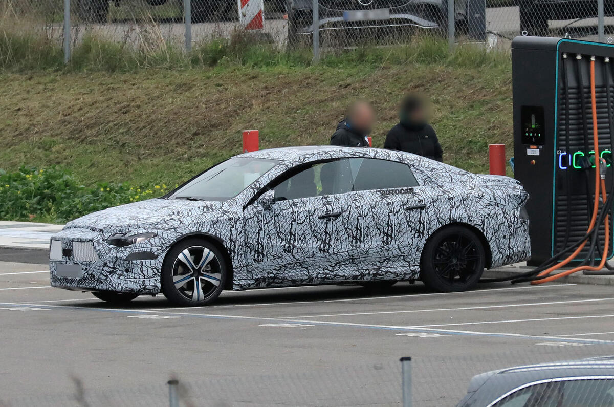 2024 Mercedes EQXX prototype charging 2024 Mercedes EQXX prototype charging