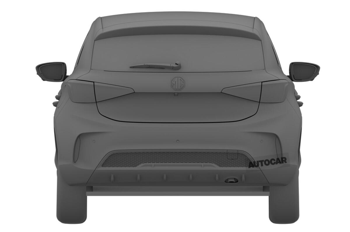 2024 MG 3 patent filing rear 2024 MG 3 patent filing rear