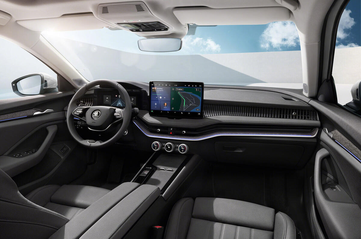 2024 Skoda Superb dashboard 2024 Skoda Superb dashboard