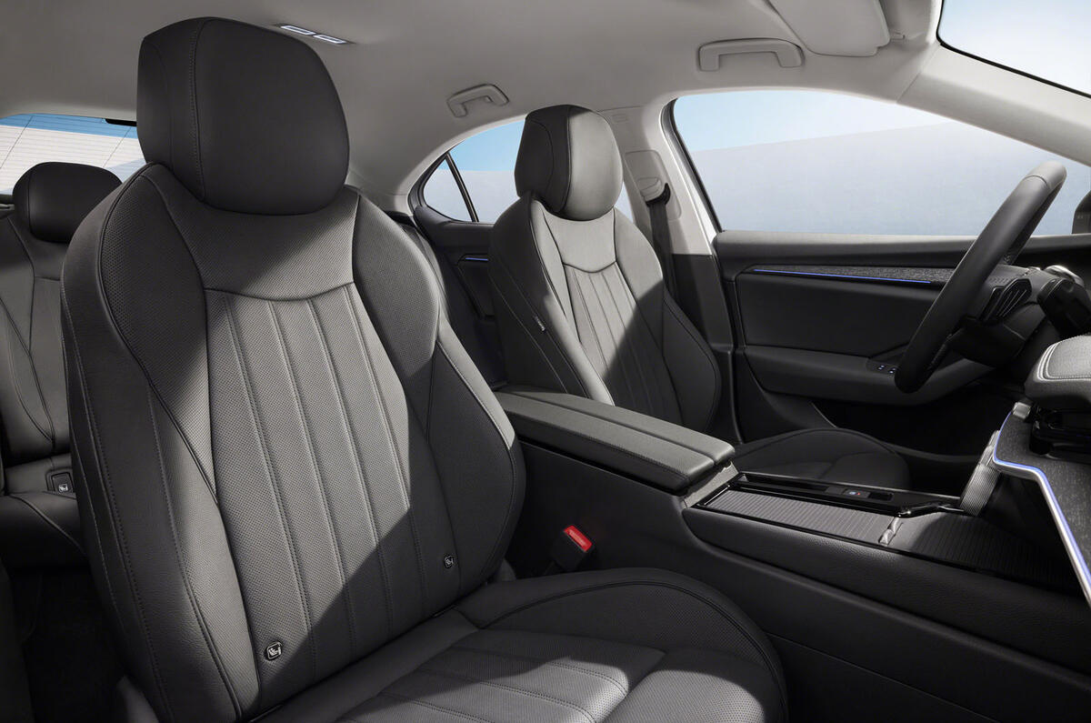 2024 Skoda Superb front seats 2024 Skoda Superb front seats