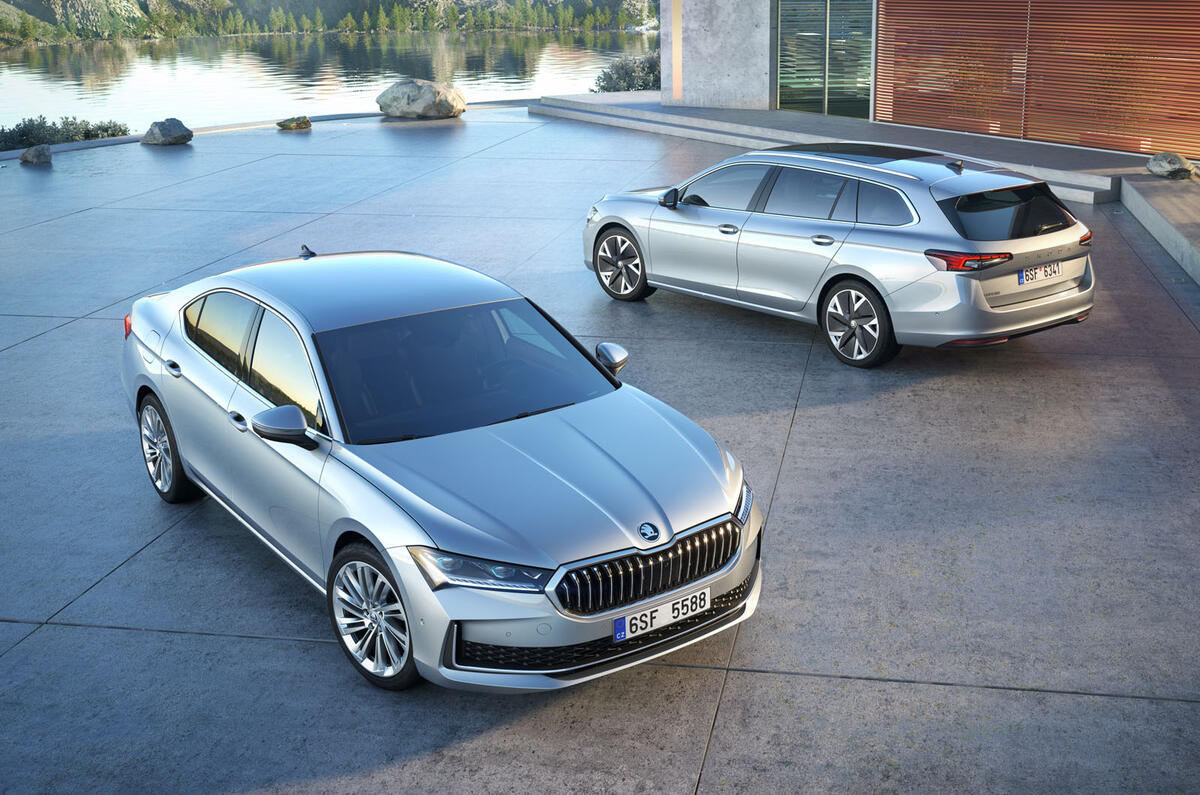 2024 Skoda Superb saloon and estate 2024 Skoda Superb saloon and estate