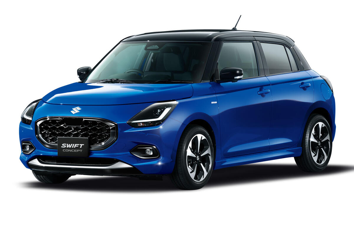 2024 suzuki swift concept front three quarters 2024 suzuki swift concept front three quarters