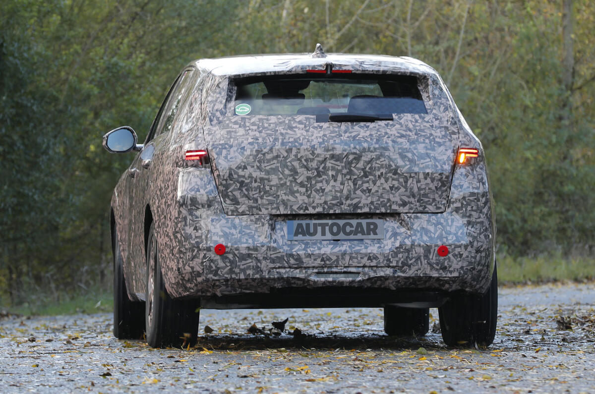 2024 Vauxhall Grandland camo rear cornering 2024 Vauxhall Grandland camo rear cornering