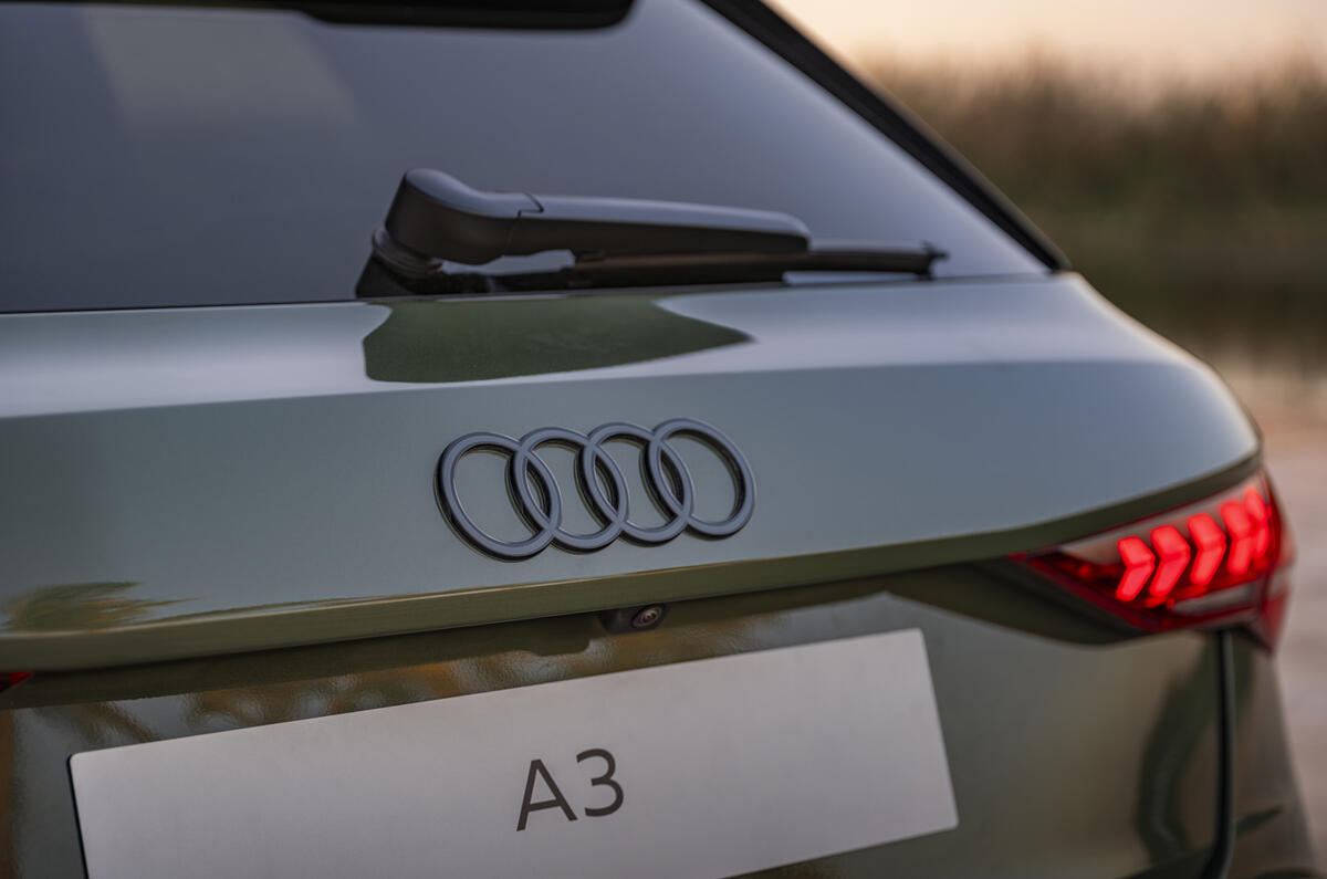 2024 Audi A3 Sportback rear plate 2024 Audi A3 Sportback rear plate
