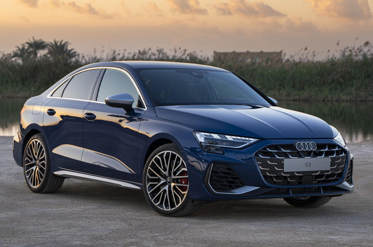 2024 Audi Audi S3 saloon front static 2024 Audi Audi S3 saloon front static
