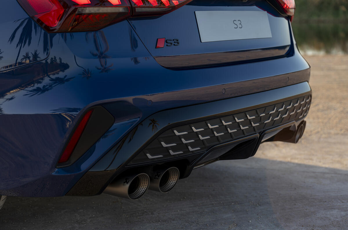 2024 Audi Audi S3 saloon rear splitter 2024 Audi Audi S3 saloon rear splitter