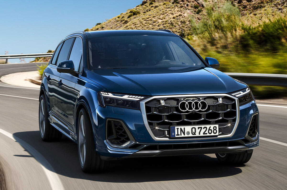 2024 Audi Q7 front tracking