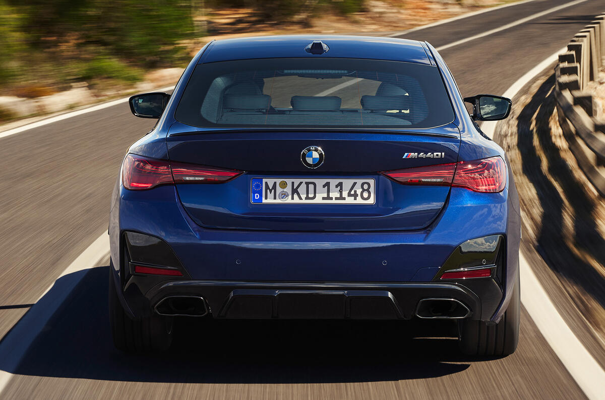 2024 BMW 4 Series rear driving 2024 BMW 4 Series rear driving