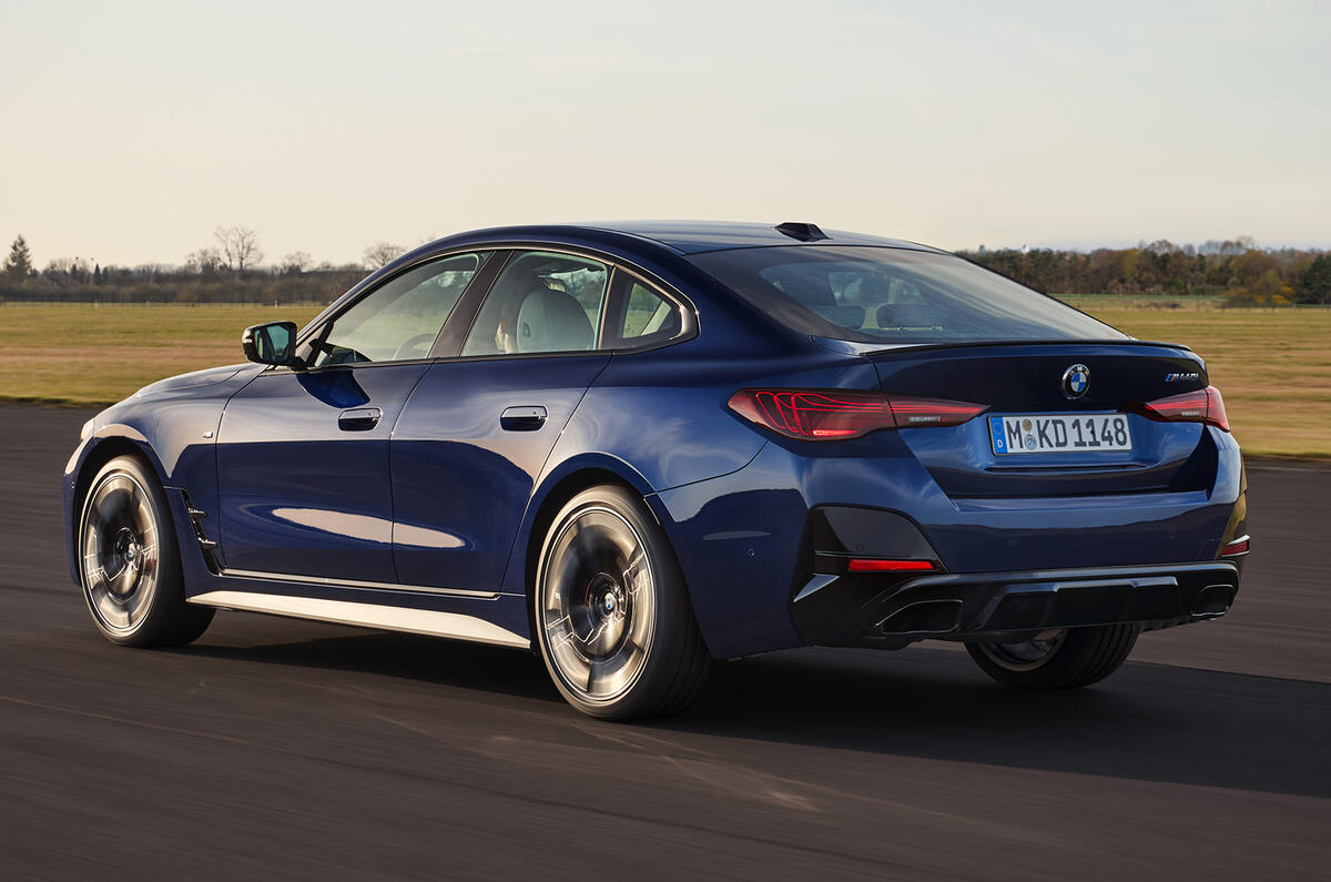 2024 BMW 4 Series rear dynamic 2024 BMW 4 Series rear dynamic