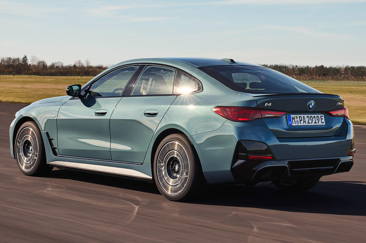 2024 BMW i4 rear lead 2024 BMW i4 rear lead