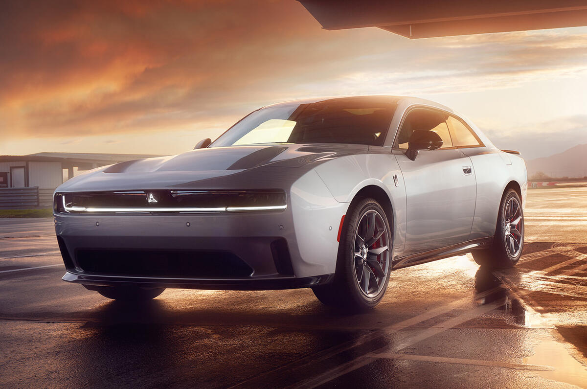 2024 Dodge Charger EV side angle 2024 Dodge Charger EV side angle