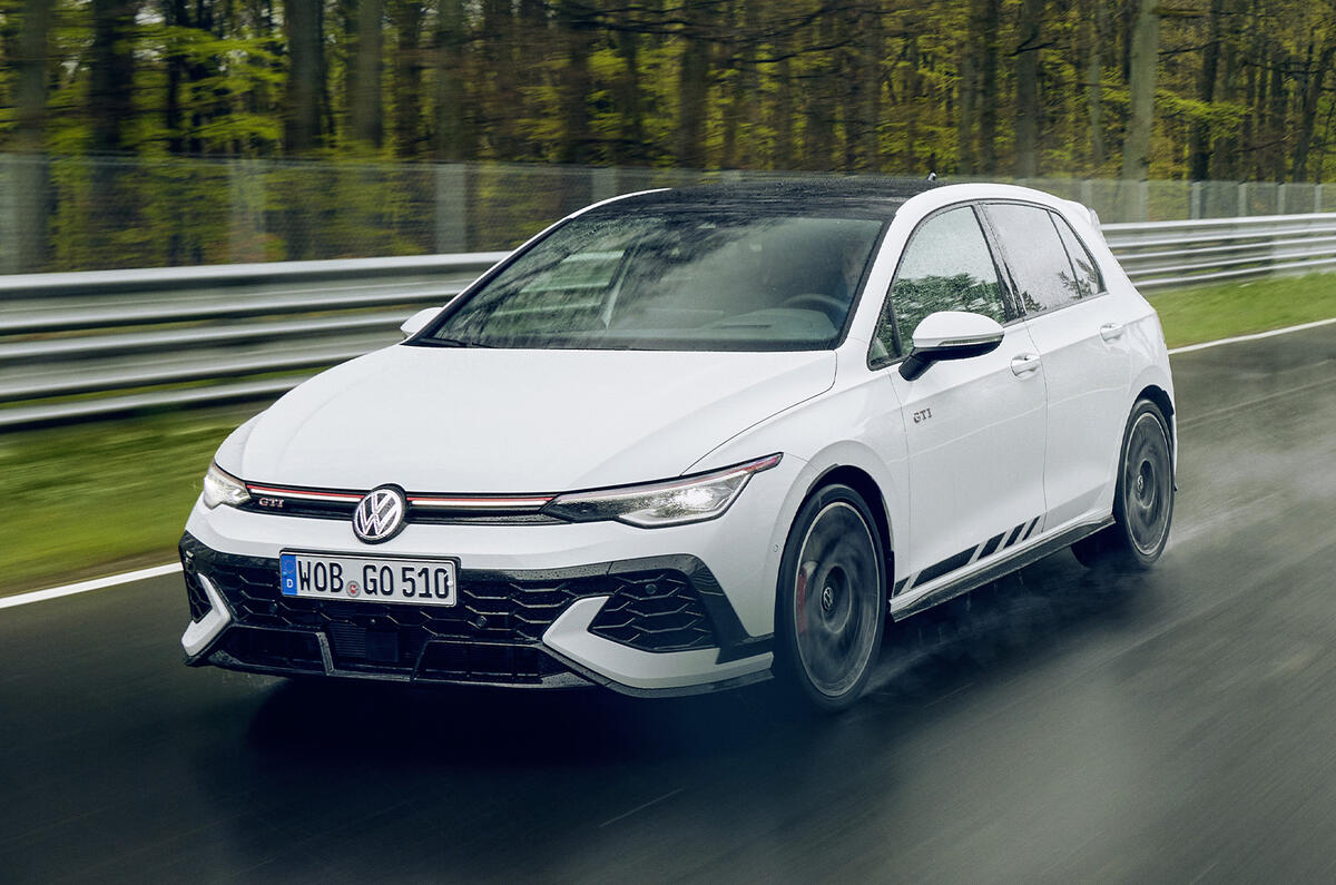 2024 Golf GTI Clubsport front going fast 2024 Golf GTI Clubsport front going fast